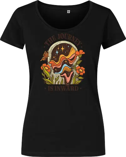 The Journey Is Inward – Vintage Inner Peace | Vintage Illustration zur Selbstfindung