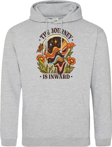 The Journey Is Inward – Vintage Inner Peace | Vintage Illustration zur Selbstfindung