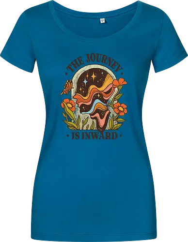 The Journey Is Inward – Vintage Inner Peace | Vintage Illustration zur Selbstfindung