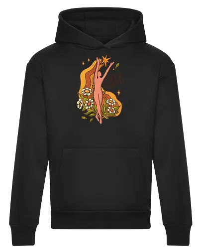 Live Brightly – Vintage Mental Health Floral Illustration | Vintage Illustration für mentale Gesundheit