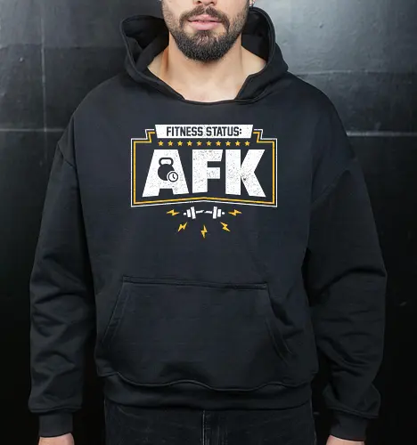 Fitness Status AFK Gym Humor 