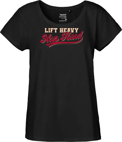 Lift Heavy Nap Hard Vintage Gym Humor 