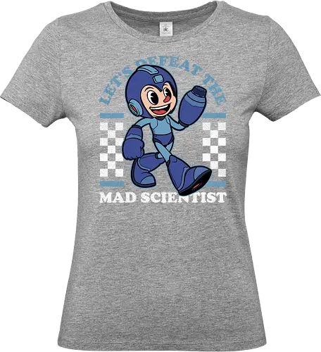 Game Mascot Android Kid - Games, Gamer, Mascot, Retro, Vintage, Retro Vintage, Retro Gamer, Retro Cartoon, Game Mascot, Android, Cybernetics, Cyber, Cyborg, Robot, Scientist, Science, Fantasy, Video Games, Video Game, Game, Science Fiction, Adventure - Standard T-Shirt (Women)