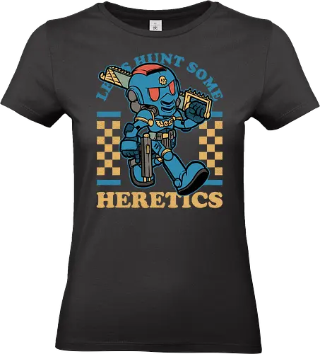 Game Mascot RPG Marine - Video Games, Video Game, Game, Games, Gamer, Mascot, Retro, Vintage, Retro Vintage, Retro Gamer, Retro Cartoon, Game Mascot, Rpg, Action Rpg, Mmorpg, Board Game, Boardgame, Hunt, Hunter, Sword, Gun, Heretic, Marine - Standard T-Shirt (Women)