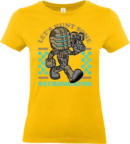 Game Mascot Space Engineer - Video Games, Video Game, Game, Games, Gamer, Mascot, Retro, Vintage, Retro Vintage, Retro Gamer, Retro Cartoon, Game Mascot, Engineer, Space, Horror Fan Art, Cosmic Horror, Science Fiction, Survival Horror, Survival, Horror - Standard T-Shirt (Women)
