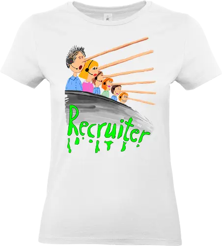 Recruiter - IT, Zeitarbeit, Arbeit, Frust - Standard T-Shirt (Women)