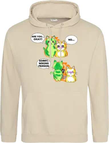 Kawaii-Sarkasmus Alles okay? Falsche Katze