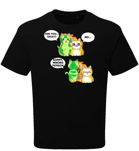 Kawaii-Sarkasmus Alles okay? Falsche Katze