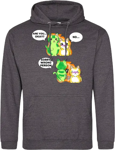 Kawaii-Sarkasmus Alles okay? Falsche Katze