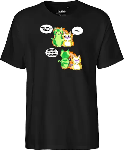 Kawaii-Sarkasmus Alles okay? Falsche Katze