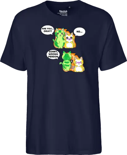 Kawaii-Sarkasmus Alles okay? Falsche Katze