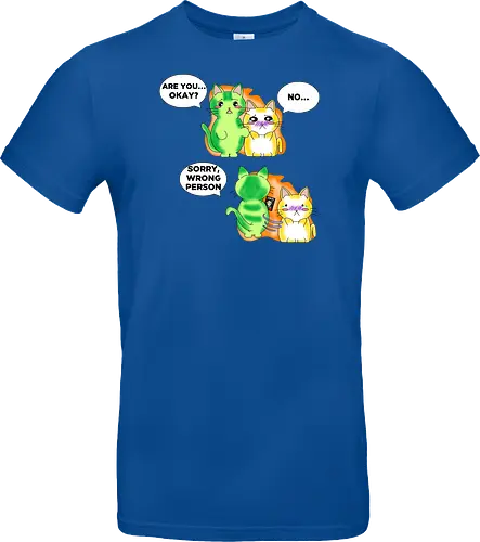 Kawaii-Sarkasmus Alles okay? Falsche Katze