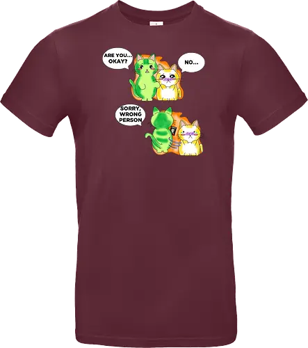 Kawaii-Sarkasmus Alles okay? Falsche Katze