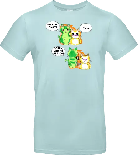 Kawaii-Sarkasmus Alles okay? Falsche Katze