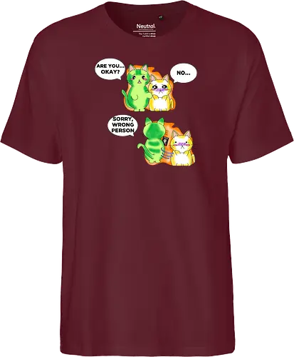 Kawaii-Sarkasmus Alles okay? Falsche Katze