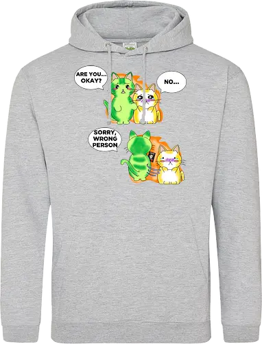 Kawaii-Sarkasmus Alles okay? Falsche Katze