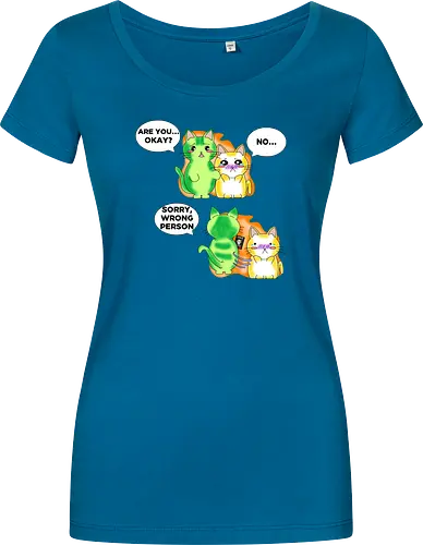 Kawaii-Sarkasmus Alles okay? Falsche Katze