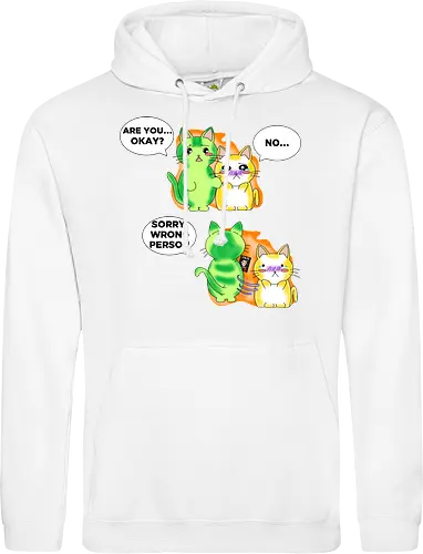 Kawaii-Sarkasmus Alles okay? Falsche Katze