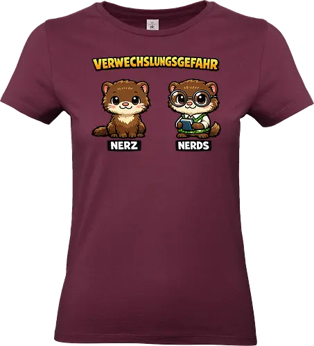 Nerds - Simlow, Twitch, Streamer, Katze, Chaos, Lustig - Standard T-Shirt (Women)