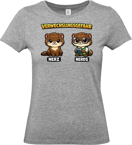 Nerds - Simlow, Twitch, Streamer, Katze, Chaos, Lustig - Standard T-Shirt (Women)