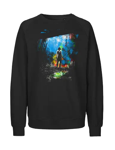 Princess of the forest - mononoke hime, anime, movie, fantasy - Fairtrade Sweatshirt