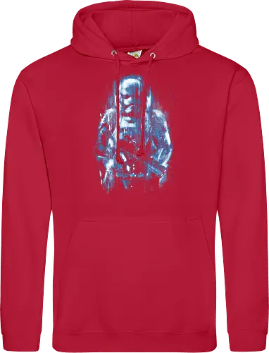 Trooper under the rain