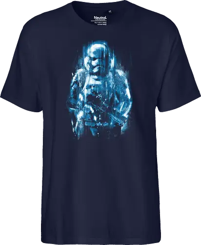 Trooper under the rain