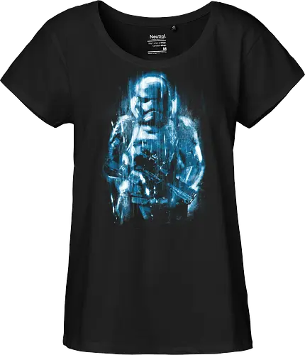 Trooper under the rain