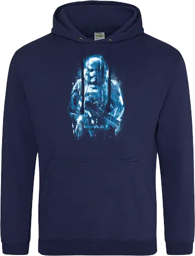 Trooper under the rain