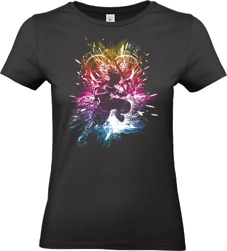 The way to the heart - gaming, video game, Kingdom, Sora, keyblade - Standard T-Shirt (Women)