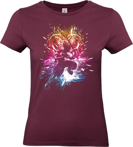 The way to the heart - gaming, video game, Kingdom, Sora, keyblade - Standard T-Shirt (Women)