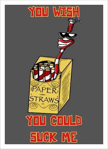 Papiershalme? Zieh doch!