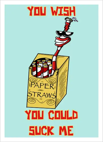 Papiershalme? Zieh doch!