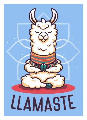 Mindful Llama – Funny Meditation