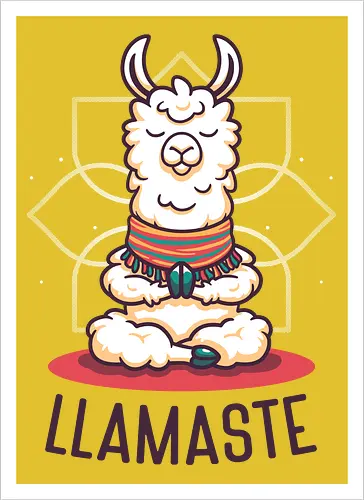 Mindful Llama – Funny Meditation