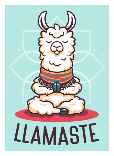 Mindful Llama – Funny Meditation