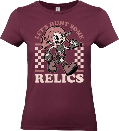Game Mascot Archeologist - Video Games, Video Game, Game, Games, Gamer, Mascot, Retro, Vintage, Retro Vintage, Retro Gamer, Retro Cartoon, Game Mascot, Lara, Tomb, Adventure, Fantasy, Historical, Archeology, Science Fiction, Science, Exploration, Explore, Relic - Standard T-Shirt (Women)