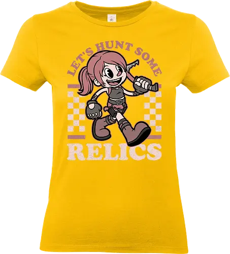 Game Mascot Archeologist - Video Games, Video Game, Game, Games, Gamer, Mascot, Retro, Vintage, Retro Vintage, Retro Gamer, Retro Cartoon, Game Mascot, Lara, Tomb, Adventure, Fantasy, Historical, Archeology, Science Fiction, Science, Exploration, Explore, Relic - Standard T-Shirt (Women)