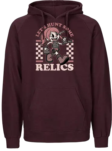 Game Mascot Archeologist - Video Games, Video Game, Game, Games, Gamer, Mascot, Retro, Vintage, Retro Vintage, Retro Gamer, Retro Cartoon, Game Mascot, Lara, Tomb, Adventure, Fantasy, Historical, Archeology, Science Fiction, Science, Exploration, Explore, Relic - Fairtrade Hoodie