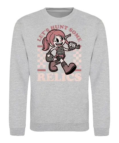 Game Mascot Archeologist - Video Games, Video Game, Game, Games, Gamer, Mascot, Retro, Vintage, Retro Vintage, Retro Gamer, Retro Cartoon, Game Mascot, Lara, Tomb, Adventure, Fantasy, Historical, Archeology, Science Fiction, Science, Exploration, Explore, Relic - Sweatshirt