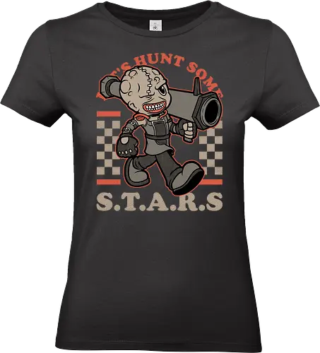 Game Mascot Bio Corporation - Video Games, Video Game, Game, Games, Gamer, Mascot, Retro, Vintage, Retro Vintage, Retro Gamer, Retro Cartoon, Game Mascot, Corporation, Fantasy, Adventure, Horror, Survival Horror, Survival, Science Fiction, Science, Monster, Technology, Zombies, Zombie - Standard T-Shirt (Women)