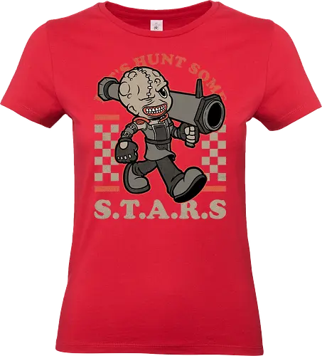Game Mascot Bio Corporation - Video Games, Video Game, Game, Games, Gamer, Mascot, Retro, Vintage, Retro Vintage, Retro Gamer, Retro Cartoon, Game Mascot, Corporation, Fantasy, Adventure, Horror, Survival Horror, Survival, Science Fiction, Science, Monster, Technology, Zombies, Zombie - Standard T-Shirt (Women)