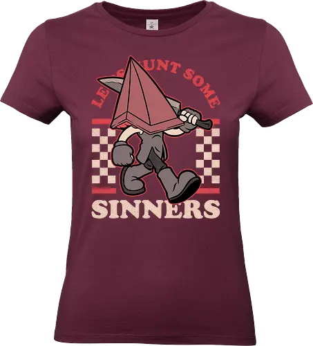 Game Mascot Pyramid - Video Games, Video Game, Game, Games, Gamer, Mascot, Retro, Vintage, Retro Vintage, Retro Gamer, Retro Cartoon, Game Mascot, Pyramid, Demon, Undead, Monster, Scary, Spooky, Creepy, Sinner, Sin, Survival Horror, Survival, Halloween, Classic Horror, Horror, Cult - Standard T-Shirt (Women)