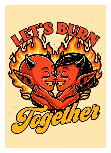 Valentines Burn Together