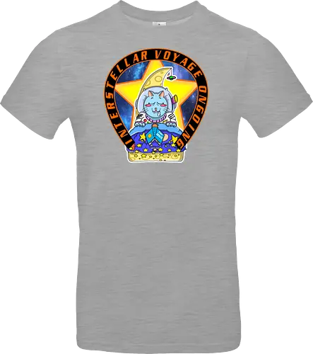 Kawaii Katze Interstellare Reise läuft