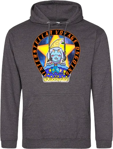 Kawaii Katze Interstellare Reise läuft