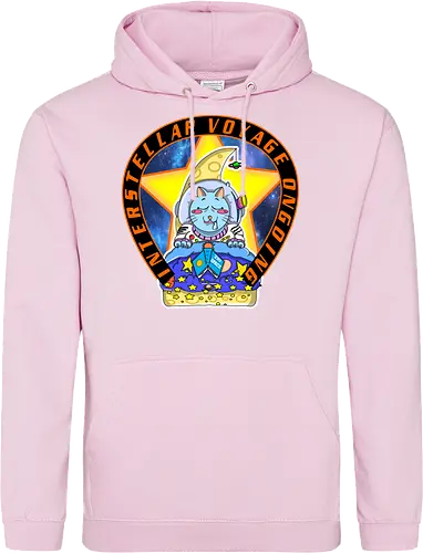 Kawaii Katze Interstellare Reise läuft