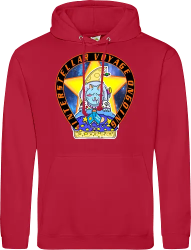 Kawaii Katze Interstellare Reise läuft