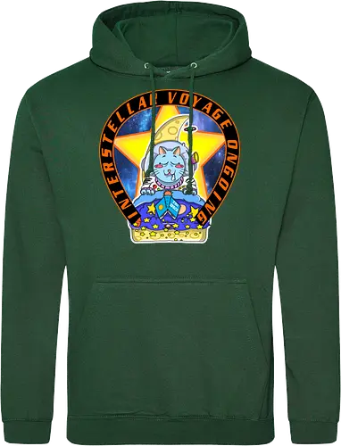 Kawaii Katze Interstellare Reise läuft