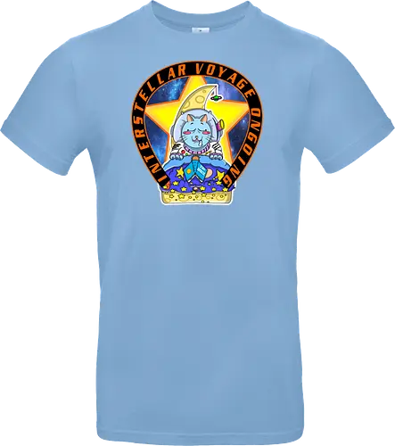 Kawaii Katze Interstellare Reise läuft